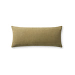 Leanne Ford x Loloi Medlock Pillow Throw Pillows Loloi Olive 13" x 35" Cover Only