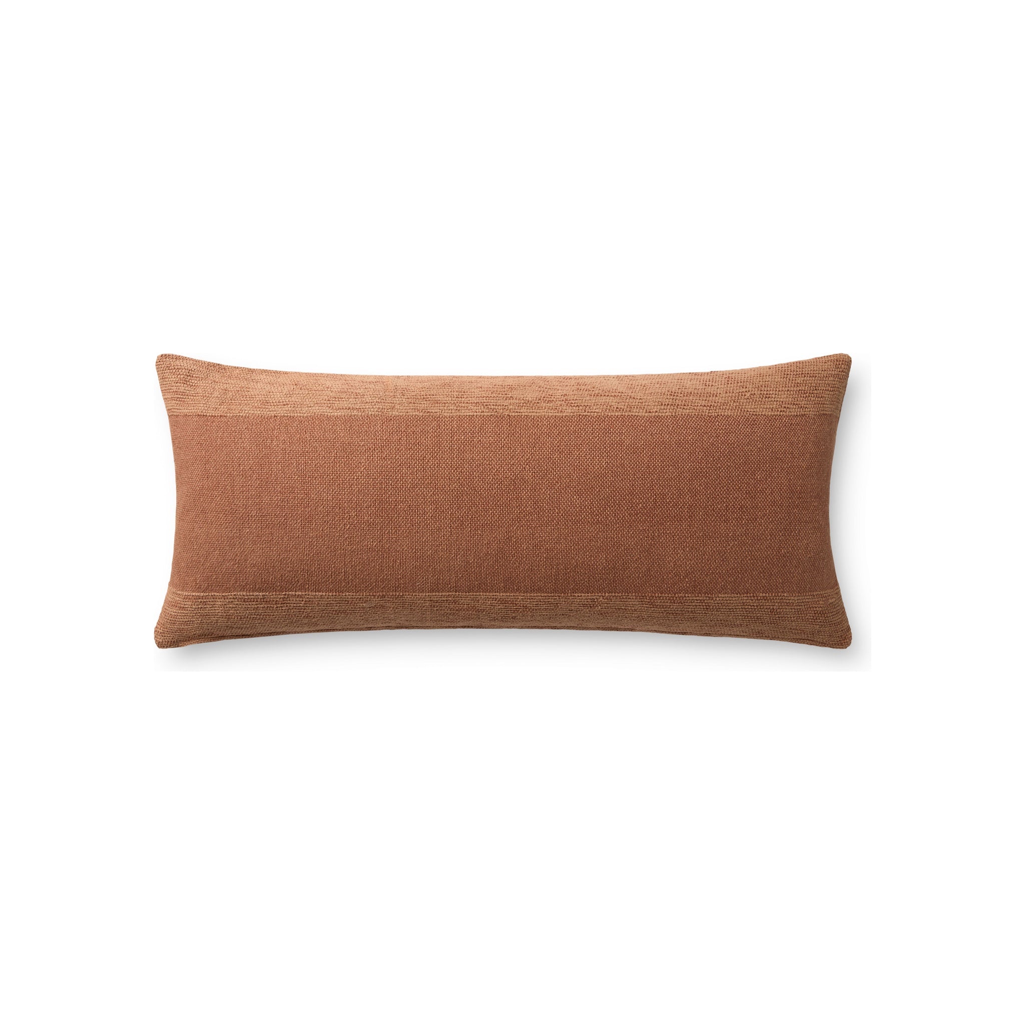 Leanne Ford x Loloi Medlock Pillow, Rust 13" x 35" Cover Only