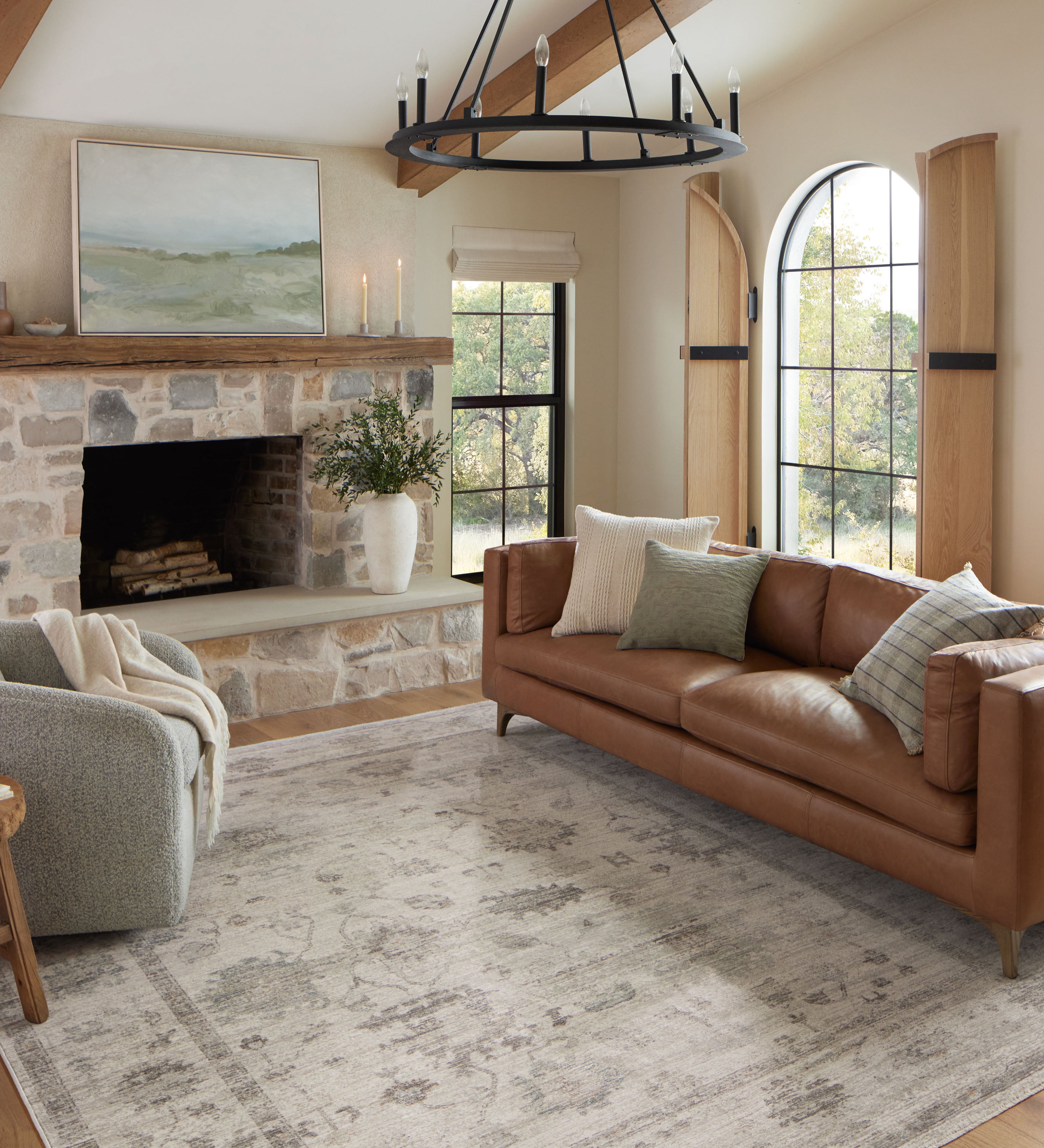 Magnolia Home by Joanna Gaines x Loloi Riley Pillow