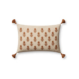 Magnolia Home by Joanna Gaines x Loloi Addison Pillow Throw Pillows Loloi Beige / Rust 13" x 21" Cover Only