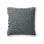 Amber Lewis x Loloi Sable Pillow Throw Pillows Loloi Blue 22" x 22" Cover Only
