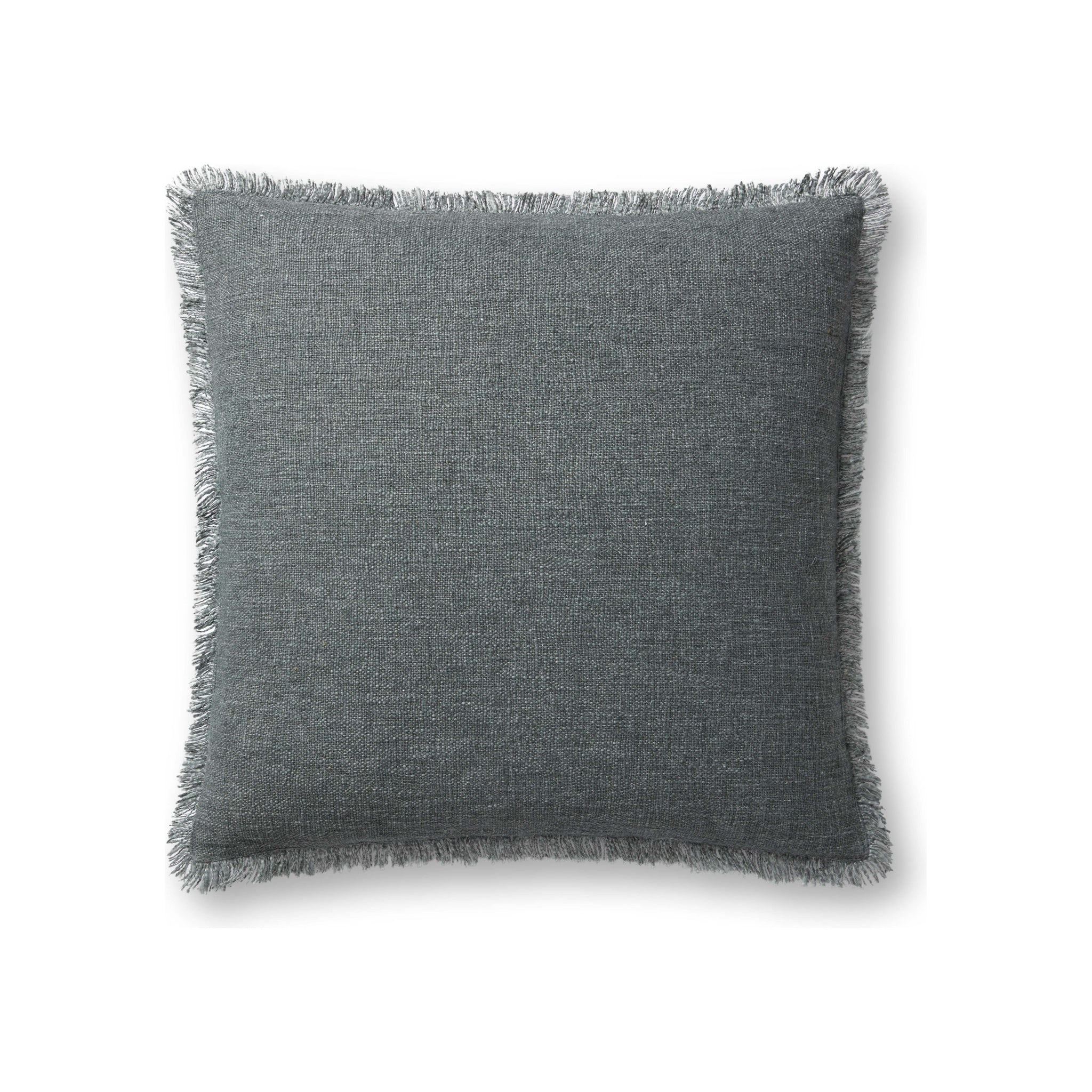 Amber Lewis x Loloi Sable Pillow, Blue 22" x 22" Cover Only