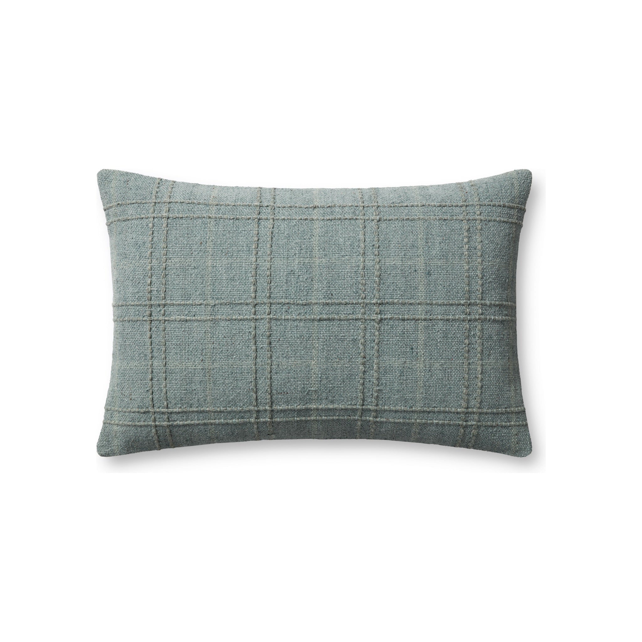 Magnolia Home by Joanna Gaines x Loloi Parker Pillow, Blue 13" x 21" Cover Only