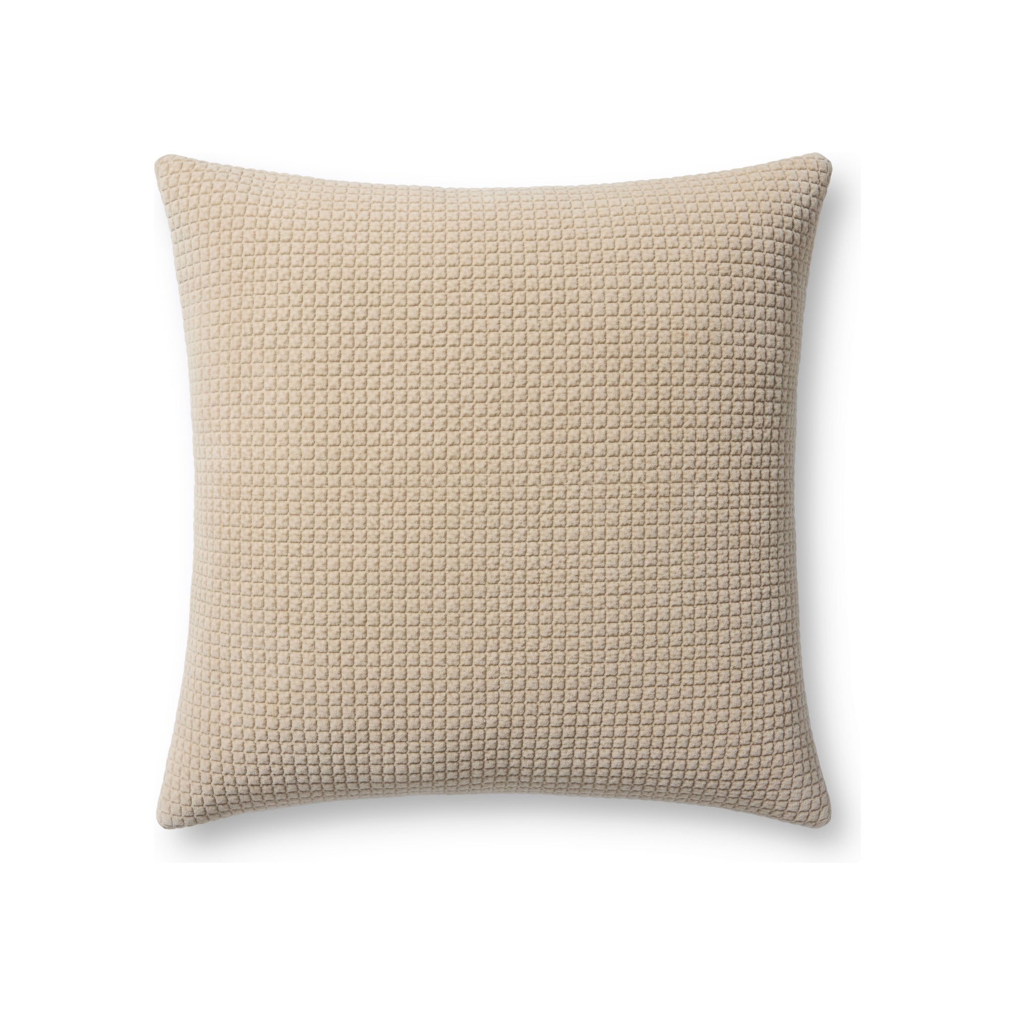 Loloi Dancy Pillow, Ivory 22" x 22" Cover Only