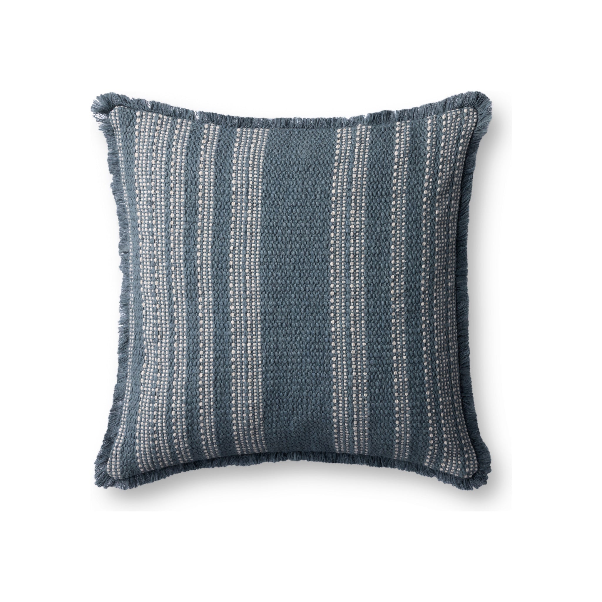 Loloi Edmund Pillow, Blue / Ivory 20" x 20" Cover Only
