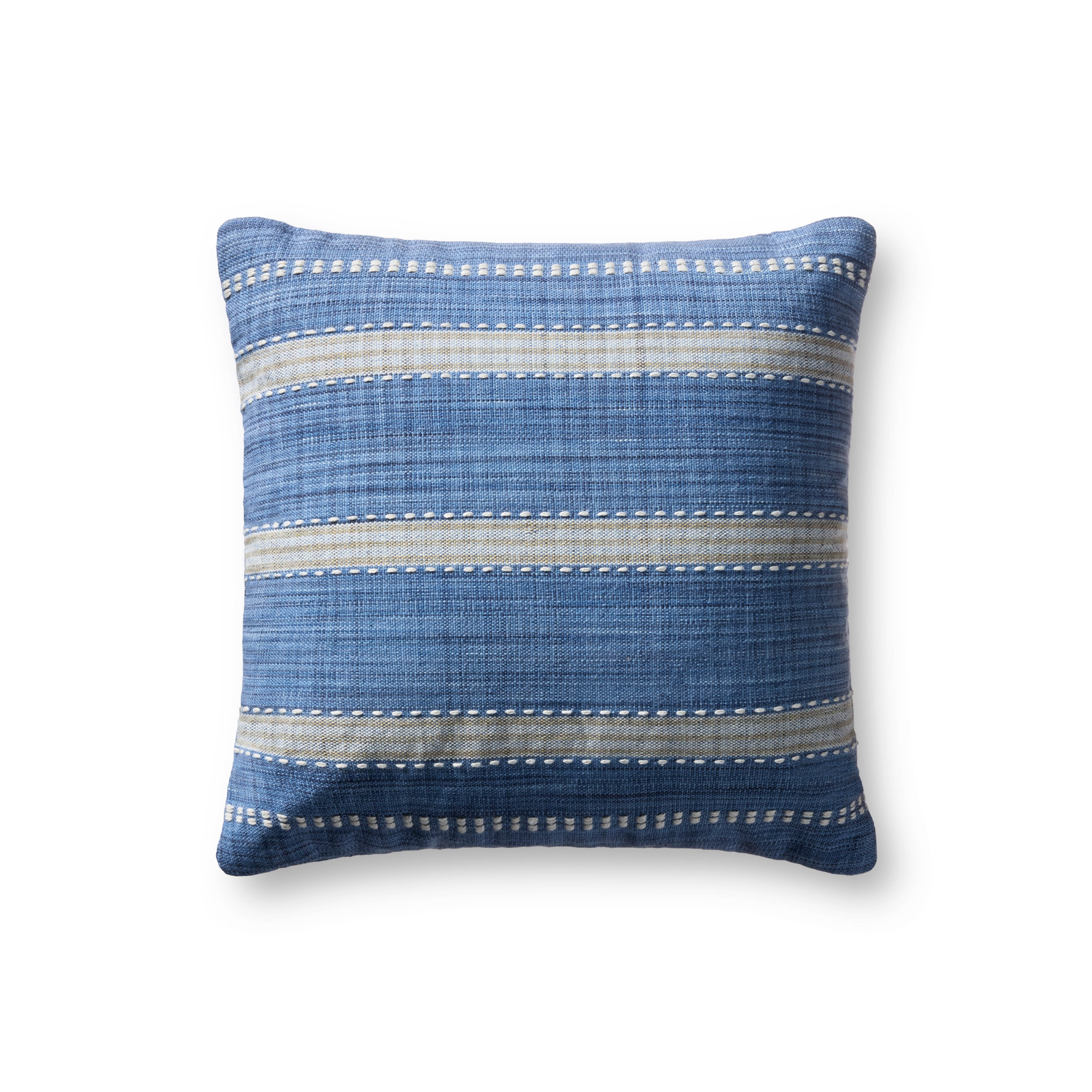 Magnolia Home by Joanna Gaines x Loloi Dennis Blue Pillow, Cover Only