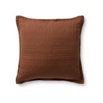 Loloi Jenkins Pillow Throw Pillows Loloi Brown 22x22 Cover Only