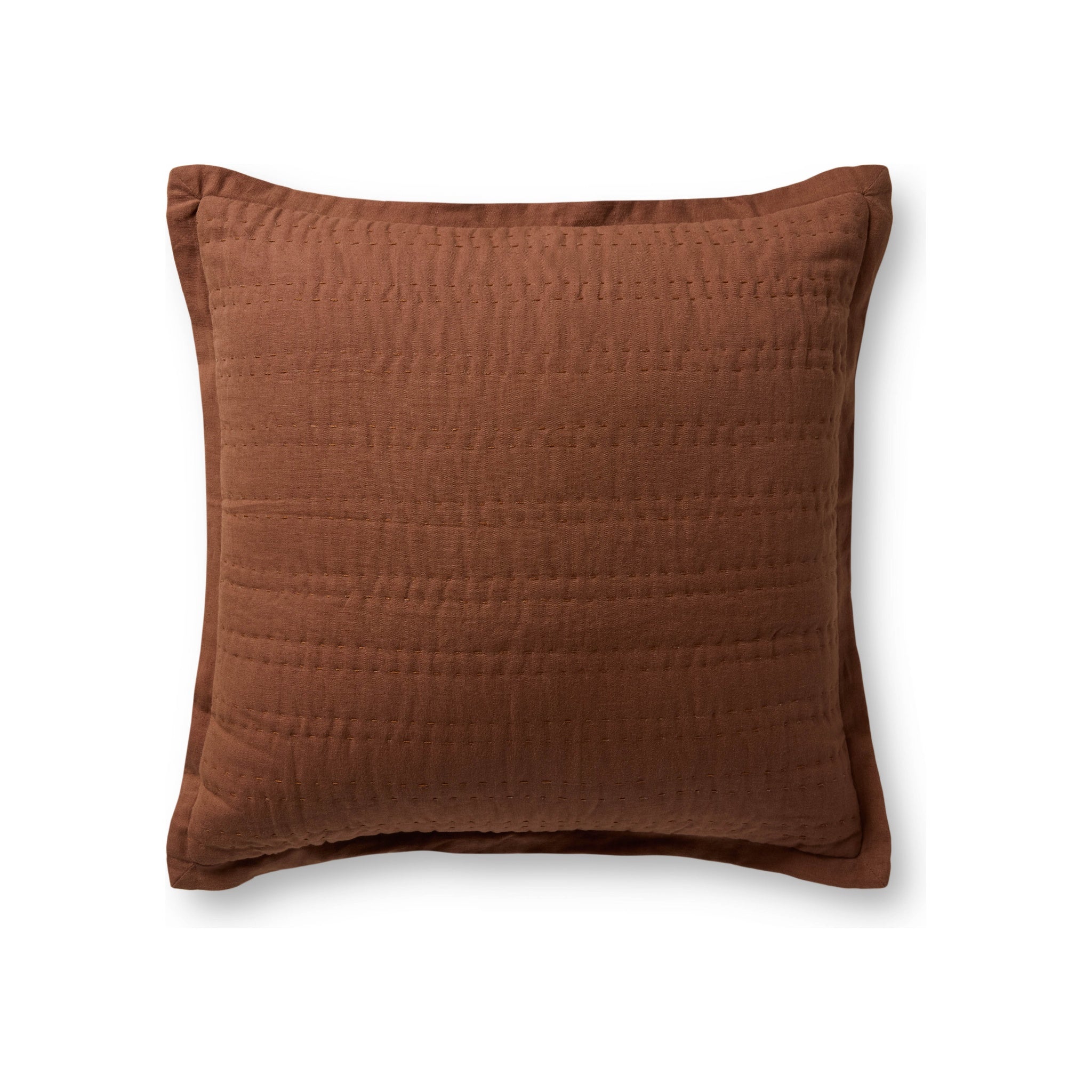 Loloi Jenkins Pillow, Brown 22x22 Cover Only