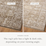 Magnolia Home by Joanna Gaines x Loloi Pace Bark / Natural Rug RUGS - synthetic Loloi