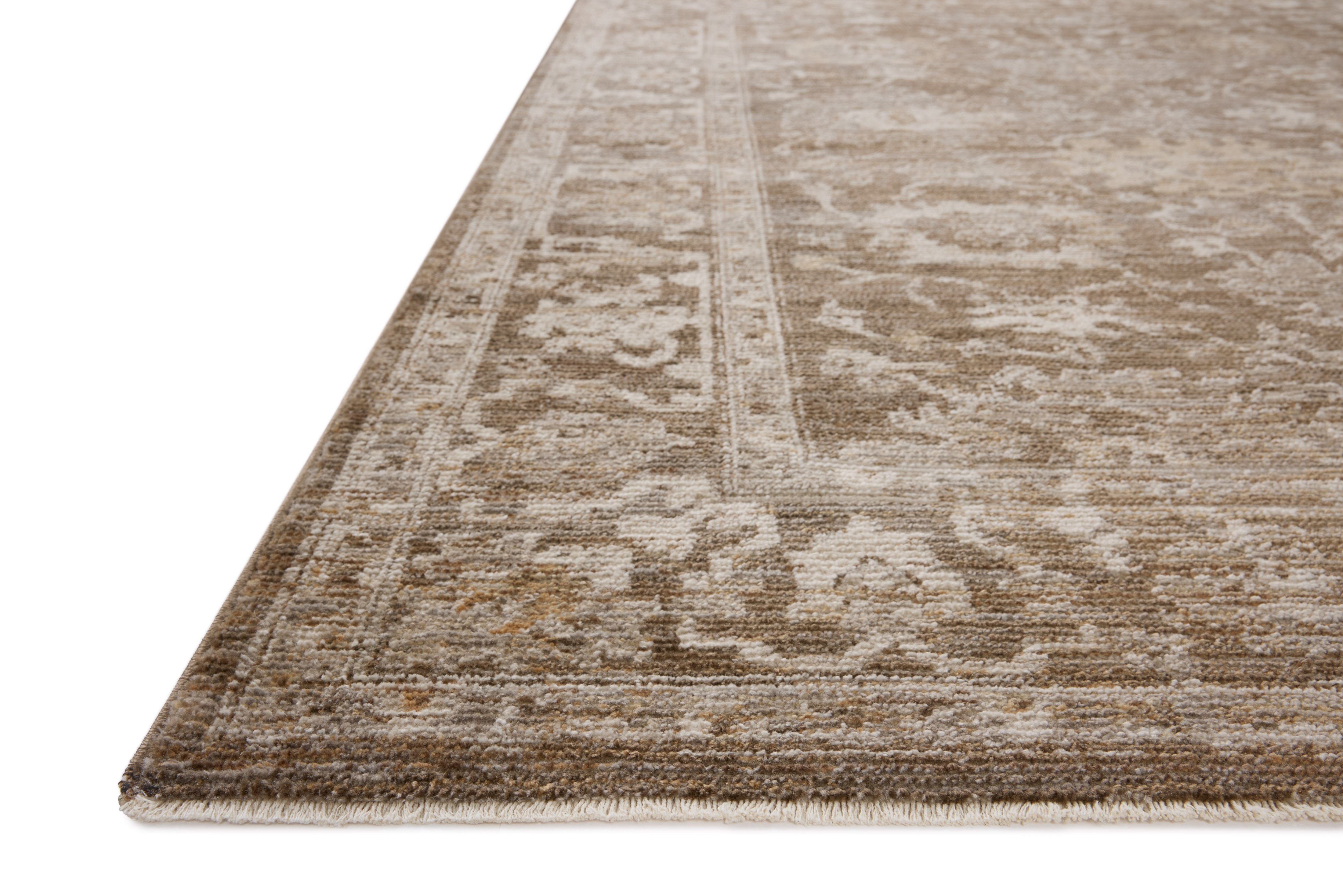 Magnolia Home by Joanna Gaines x Loloi Pace Bark / Natural Rug RUGS - synthetic Loloi 18" x 18" sample