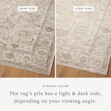 Magnolia Home by Joanna Gaines x Loloi Pace Natural / Stone Rug RUGS - synthetic Loloi 18" x 18" sample