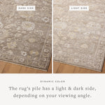 Magnolia Home by Joanna Gaines x Loloi Pace Taupe / Wheat Rug RUGS - synthetic Loloi 18" x 18" sample