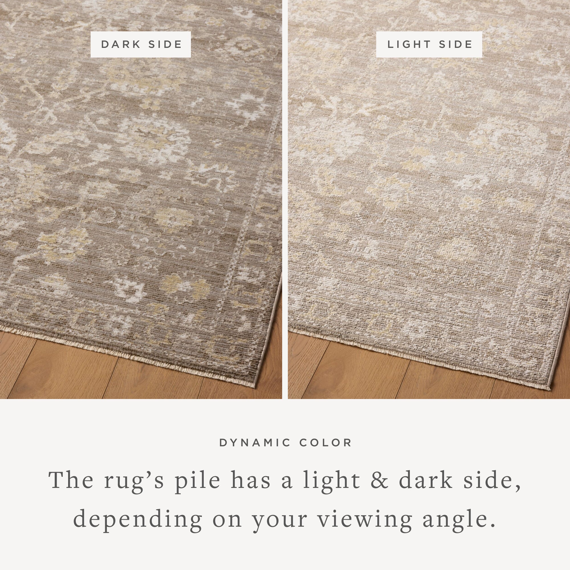 Joanna Gaines x Loloi Pace Taupe / Wheat Rug RUGS - synthetic Loloi