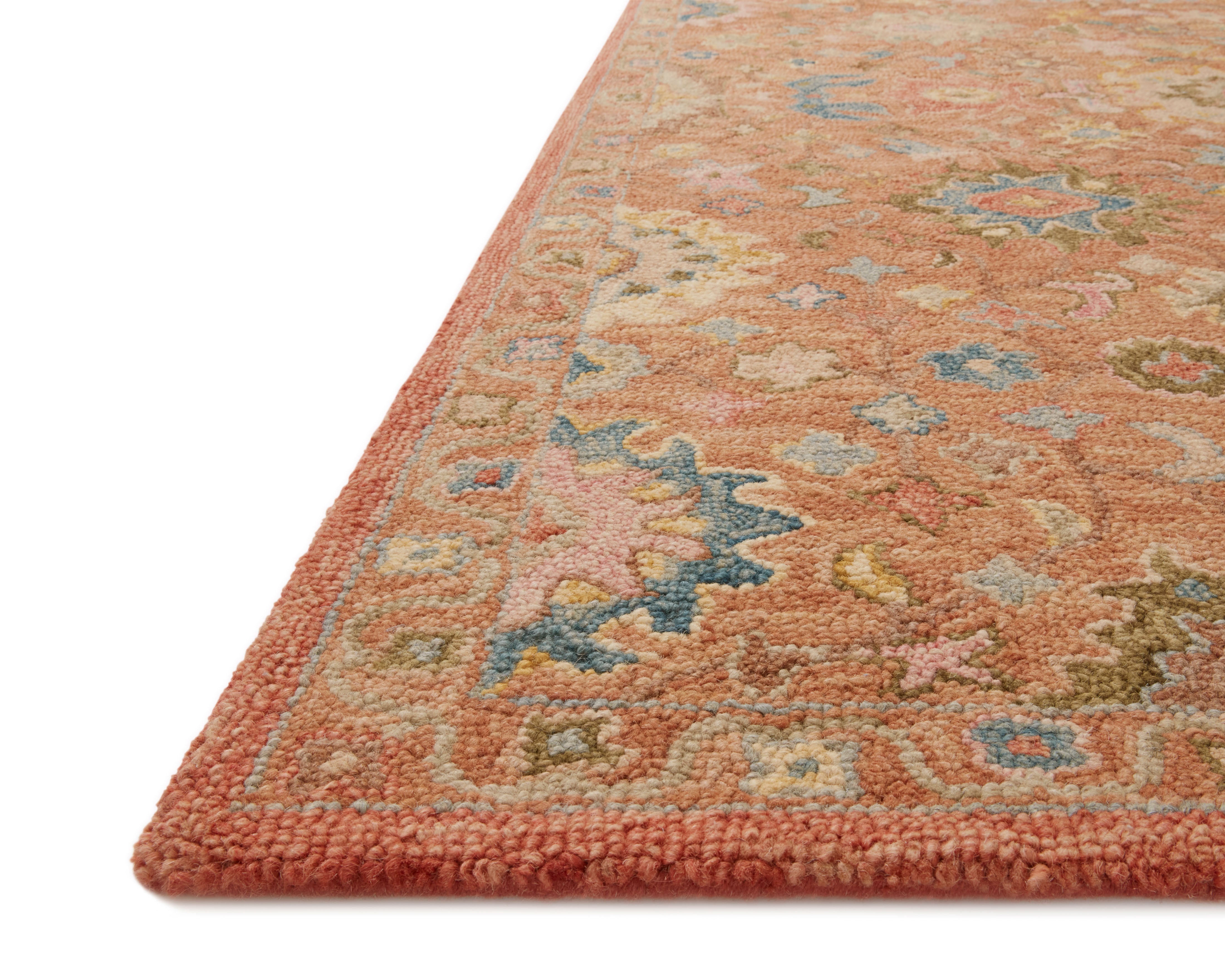 Loloi Padma Terracotta / Multi Rug RUGS - wool Loloi