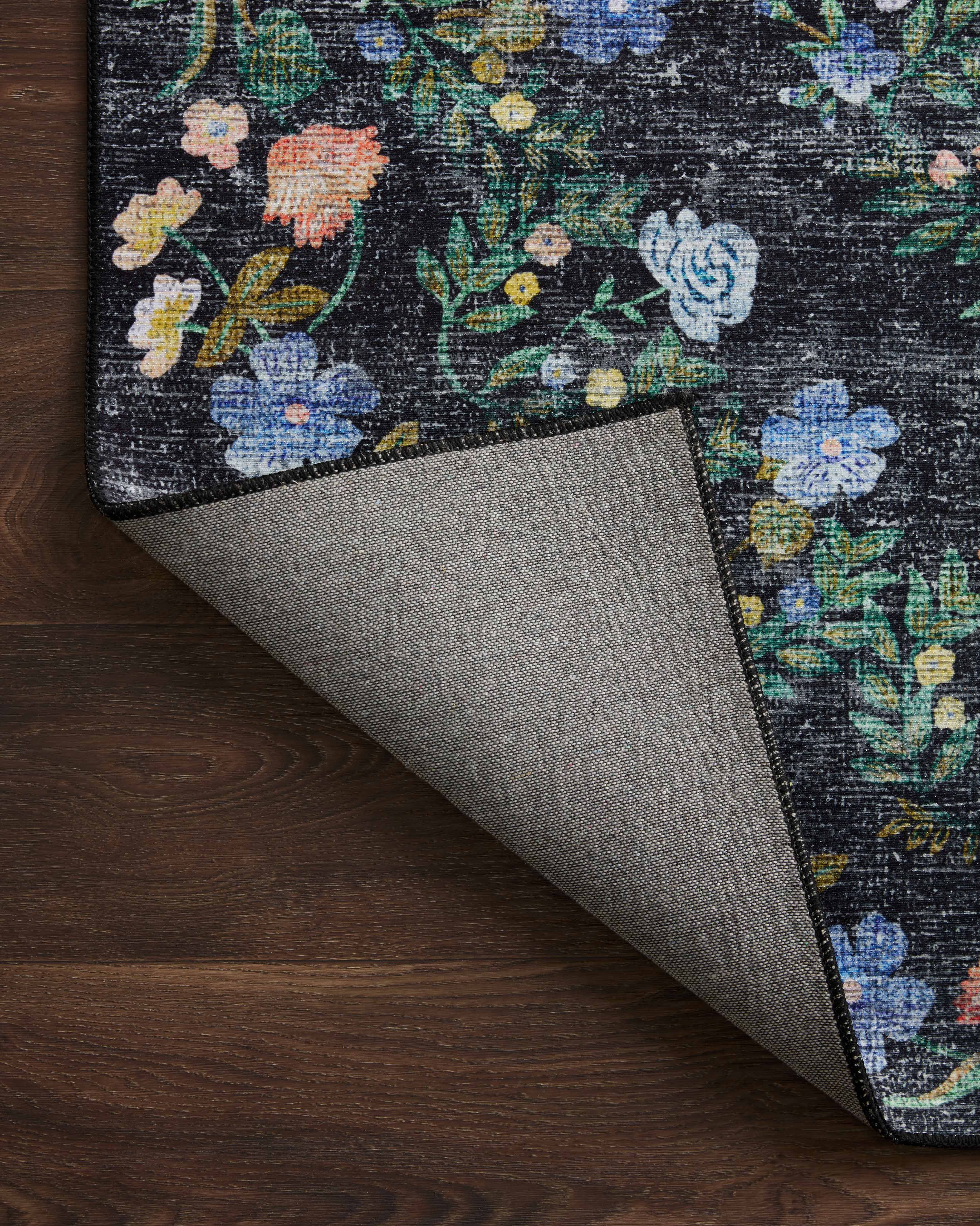 Rifle Paper Co. x Loloi Palais Black Rug 2-patterned rugs Loloi