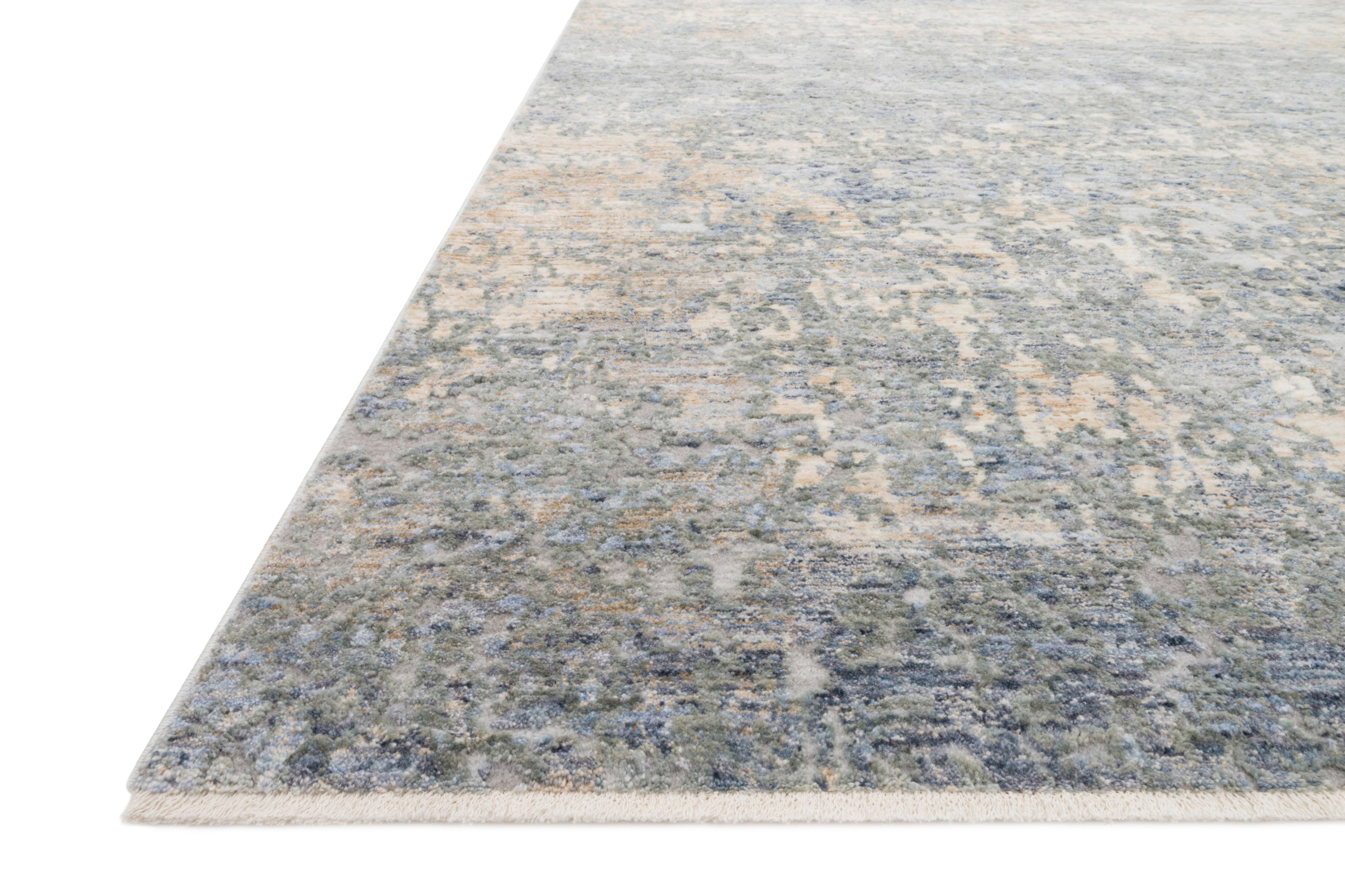 Loloi Pandora Blue / Gold Rug No.2 RUGS - synthetic Loloi