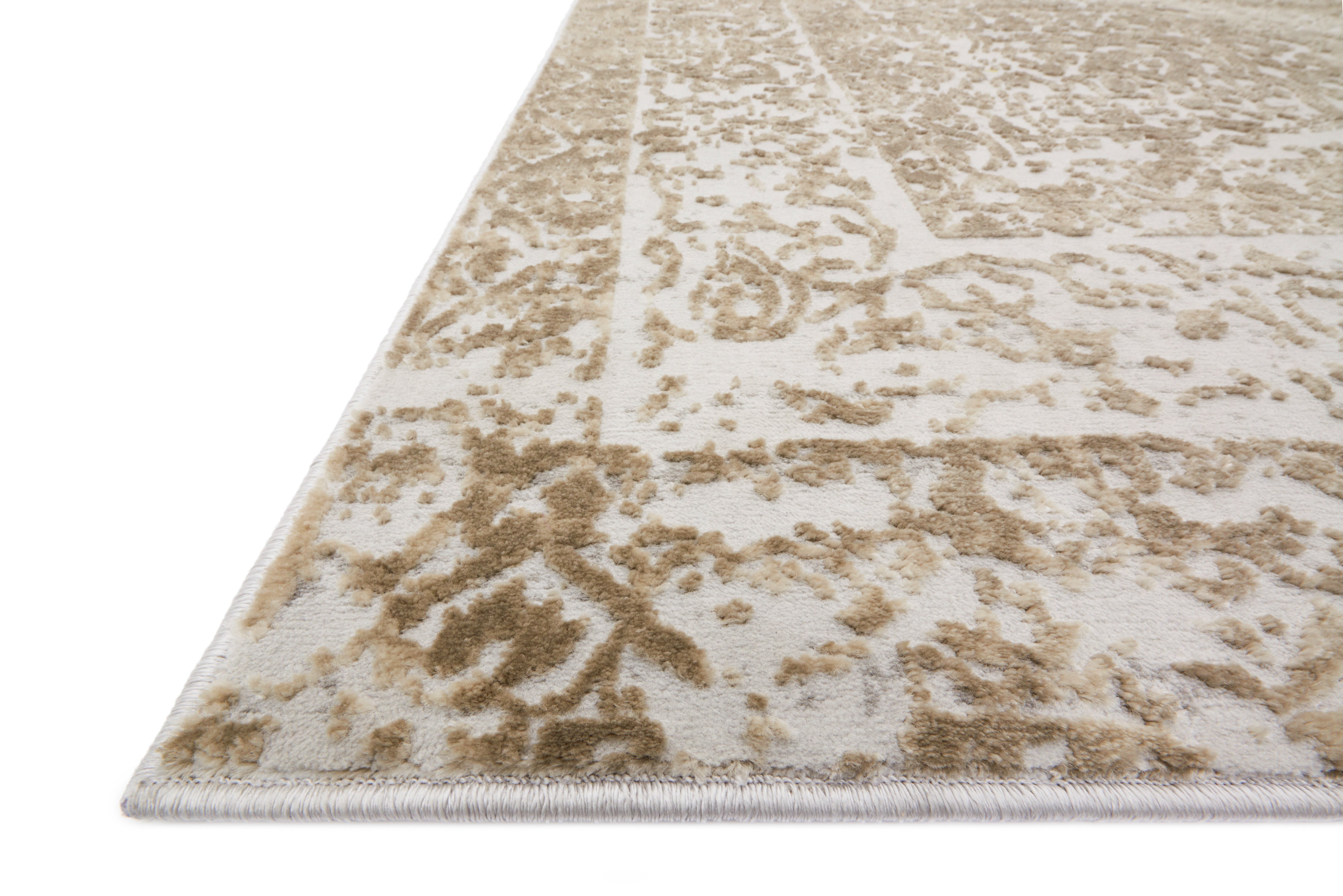 Loloi Patina Champagne / Lt. Grey Rug RUGS - synthetic Loloi