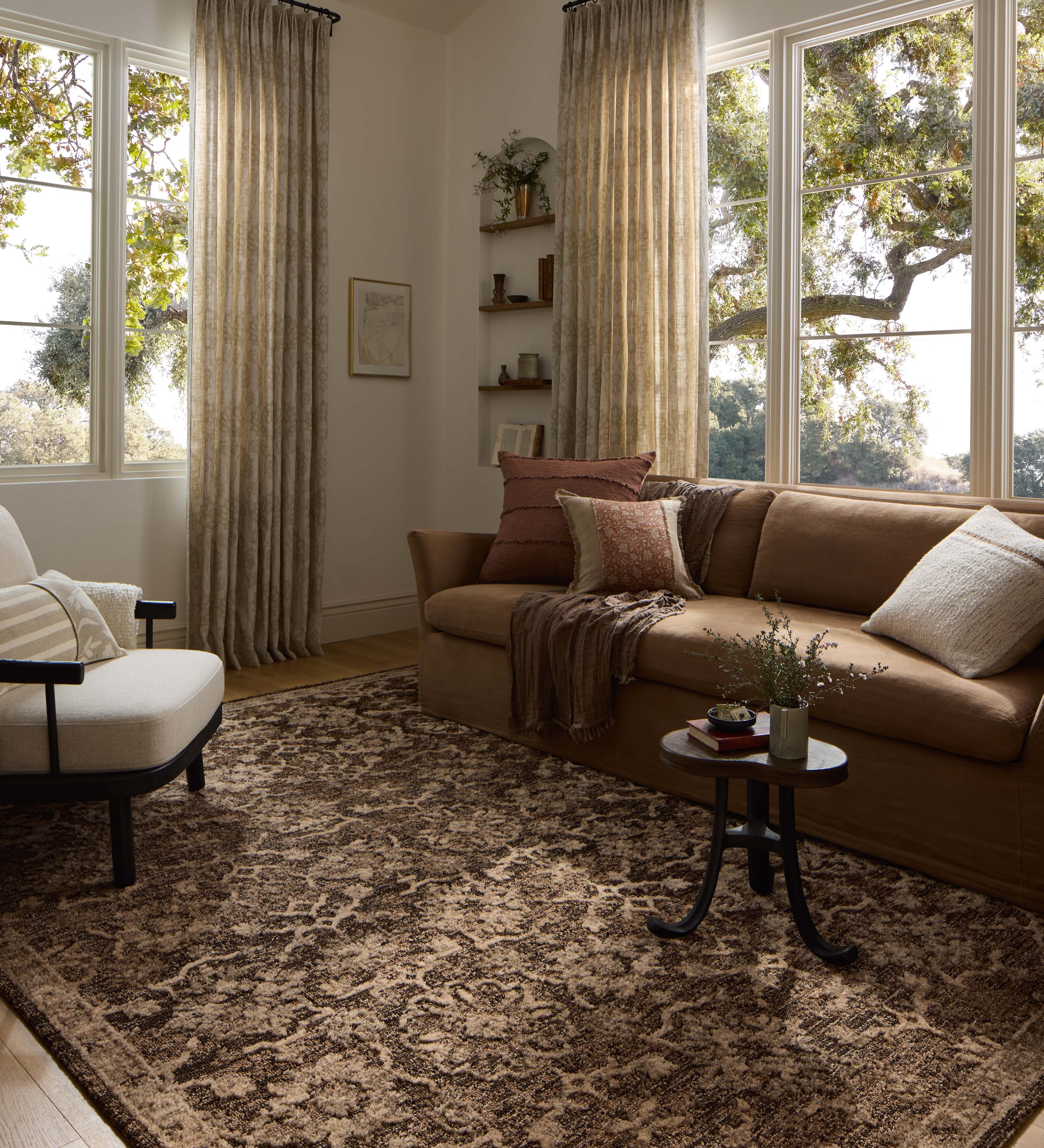 Loloi Percival Bark / Pebble Rug RUGS - synthetic Loloi