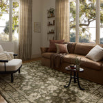 Loloi Percival Moss / Natural Rug RUGS - synthetic Loloi