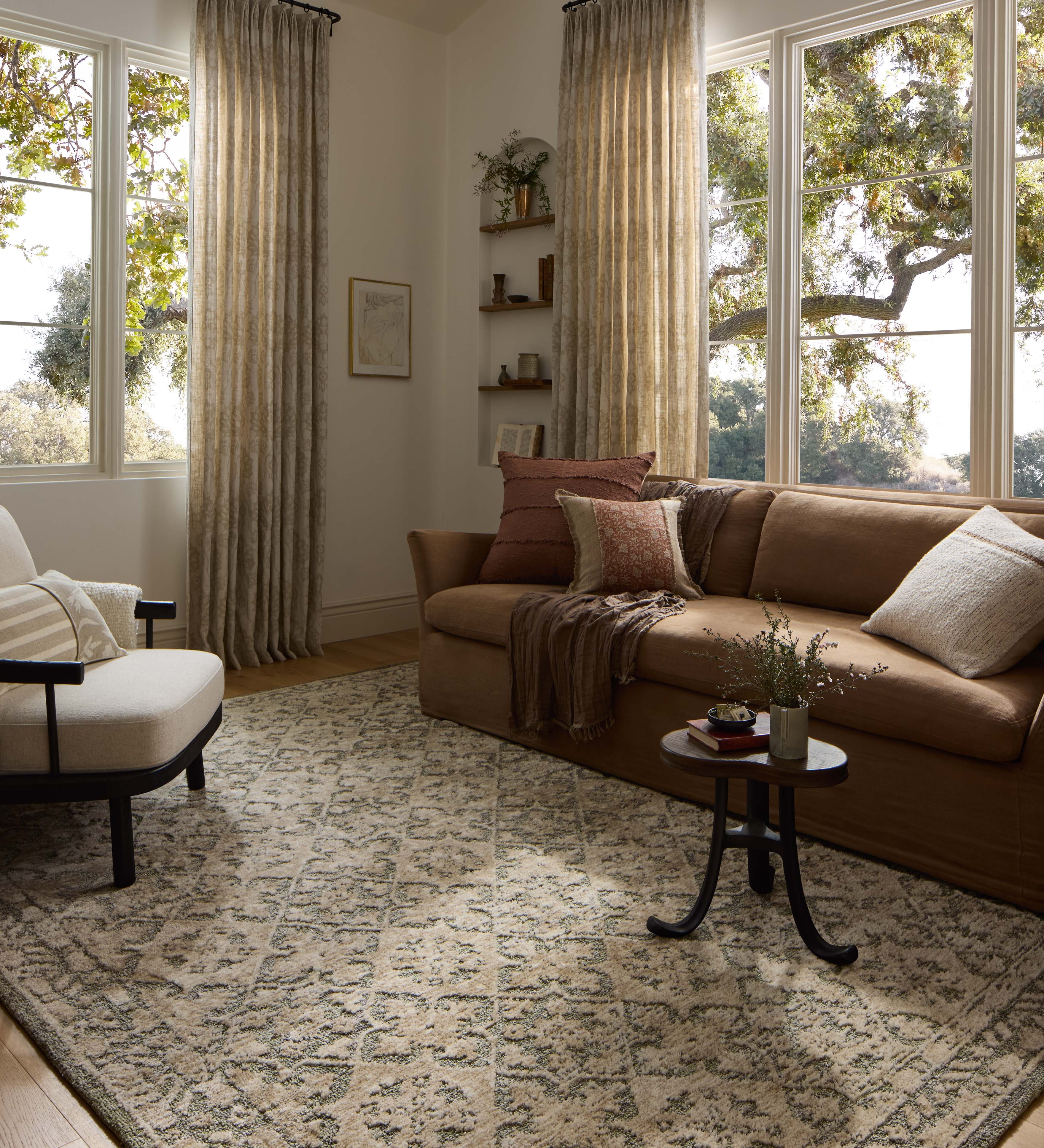Loloi Percival Sage / Stone Rug RUGS - synthetic Loloi