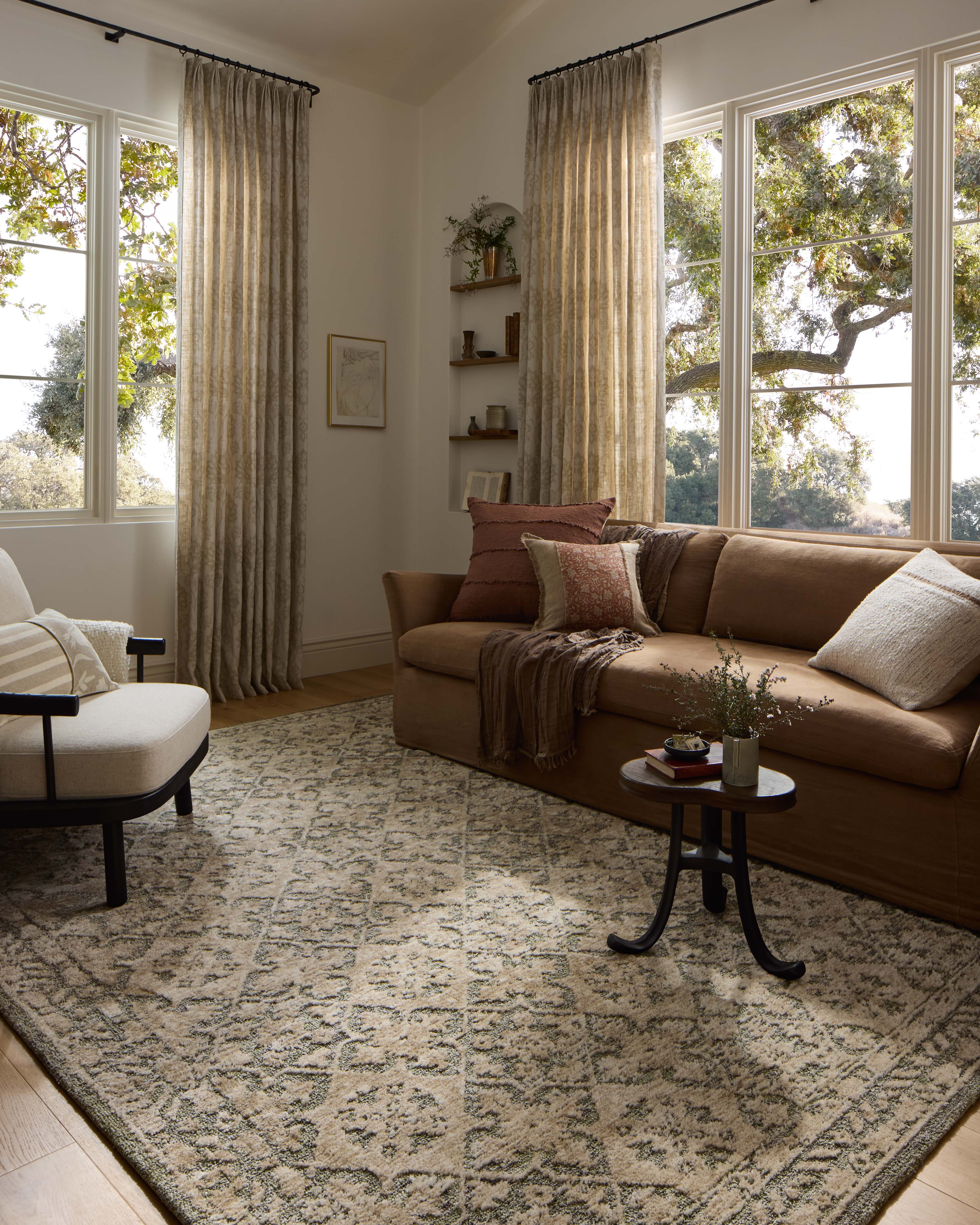 Loloi Percival Sage / Stone Rug RUGS - synthetic Loloi