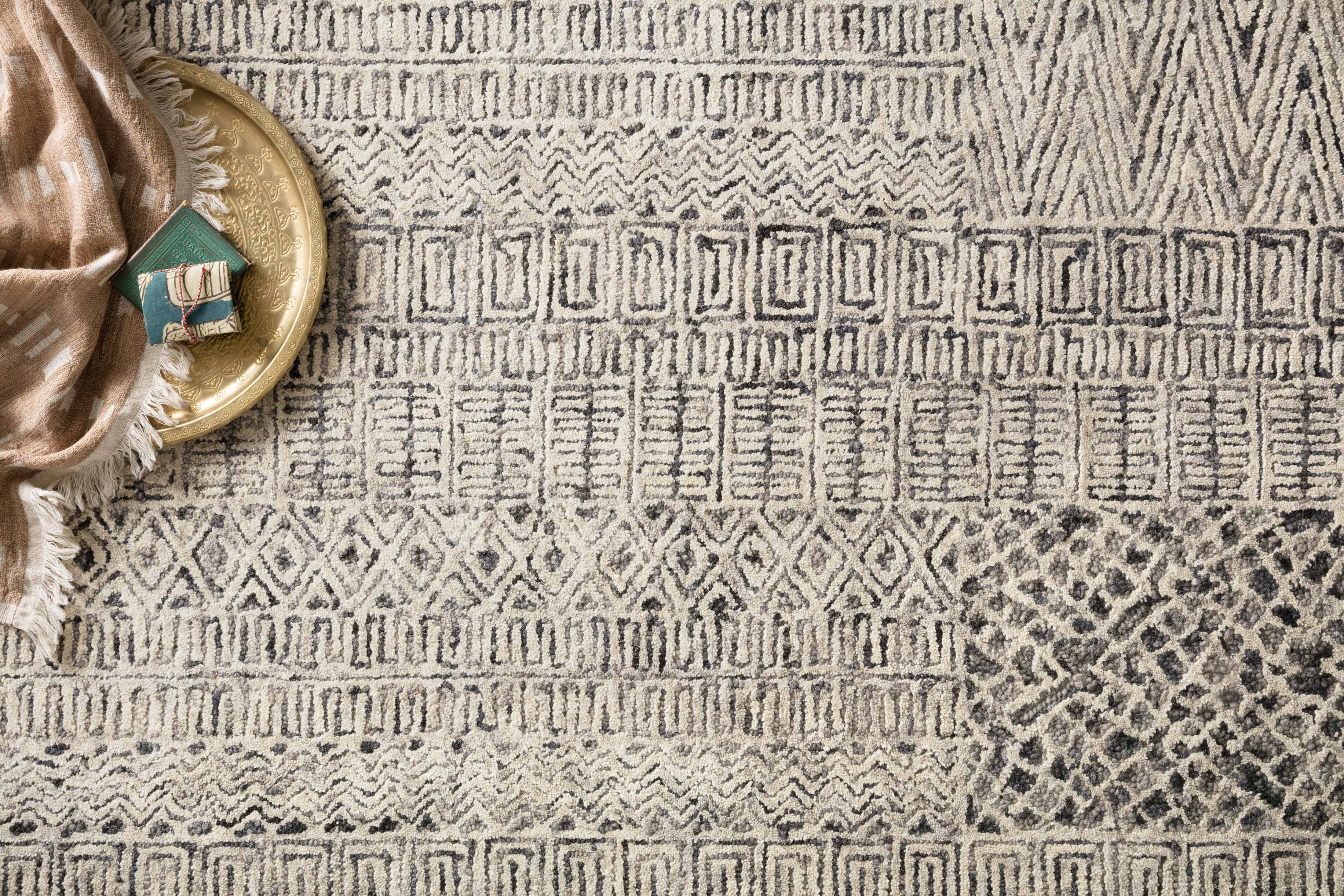 Loloi Peregrine Charcoal Rug RUGS - wool Loloi