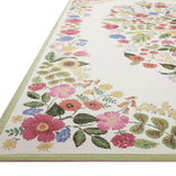 Rifle Paper Co. x Loloi Perennial Cream Rug RUGS - synthetic Loloi
