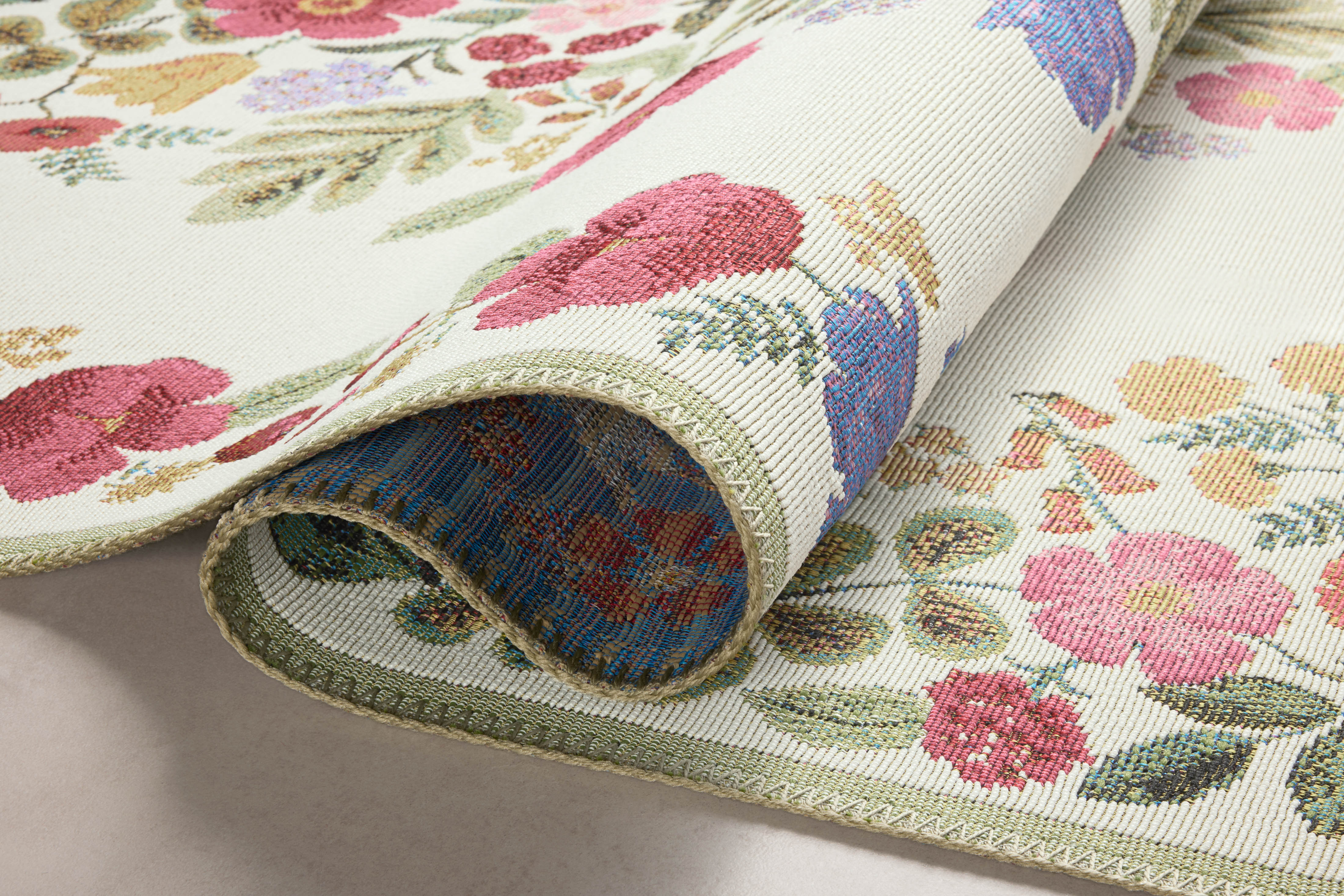 Rifle Paper Co. x Loloi Perennial Cream Sample Rug RUGS - synthetic Loloi