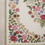 Rifle Paper Co. x Loloi Perennial Cream Sample Rug RUGS - synthetic Loloi