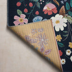 Rifle Paper Co. x Loloi Perennial Strawberry Fields Black Rug 5-Rugs - indoor/outdoor Loloi