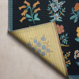 Rifle Paper Co. x Loloi Perennial Black Rug No.2 RUGS - synthetic Loloi
