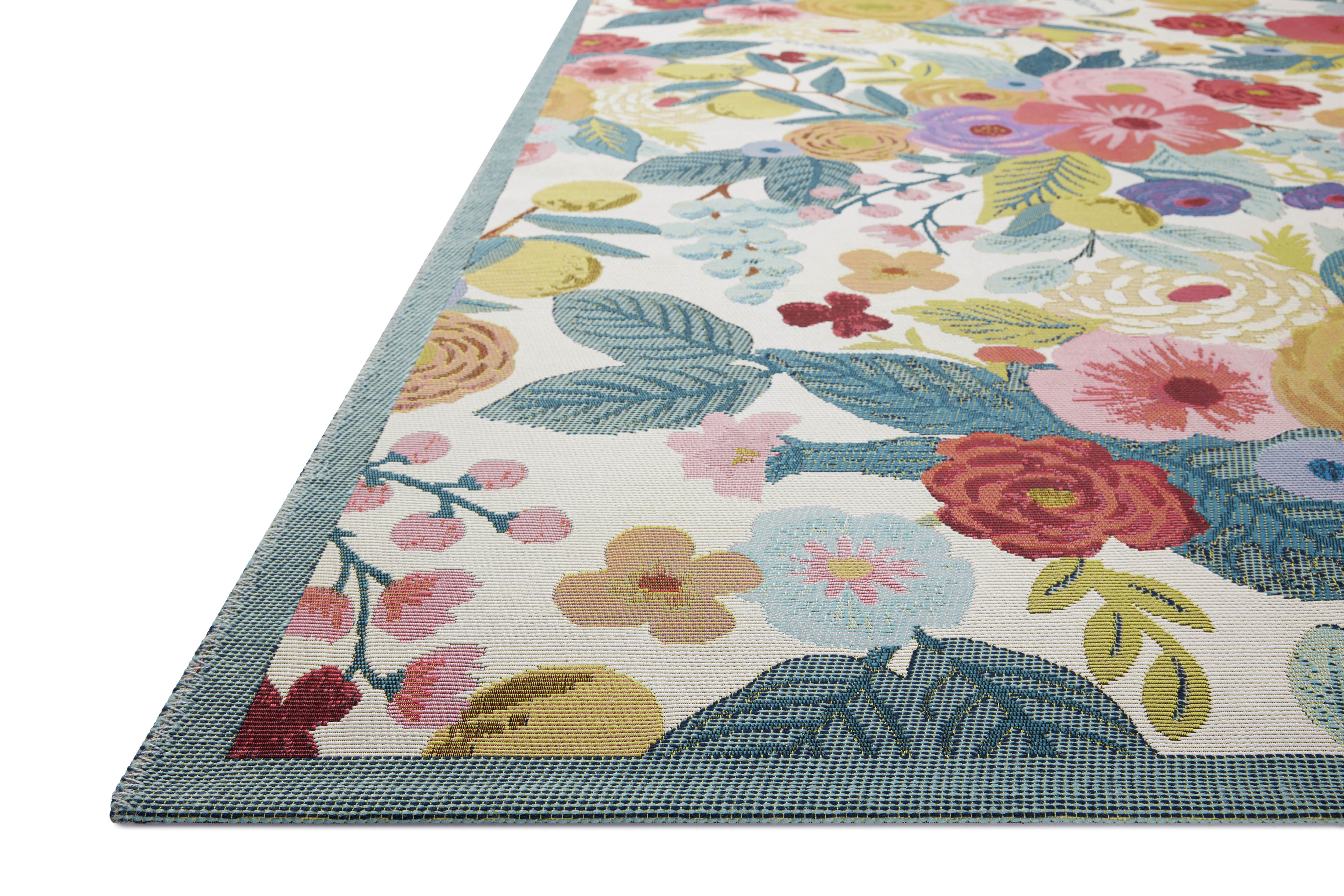 Rifle Paper Co. x Loloi Perennial Rose / Multi Sample Rug RUGS - synthetic Loloi