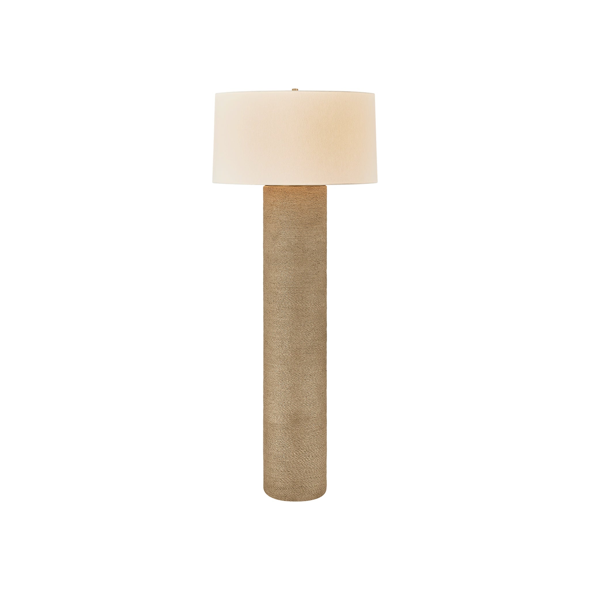 Roan Floor Lamp, Patina Brass