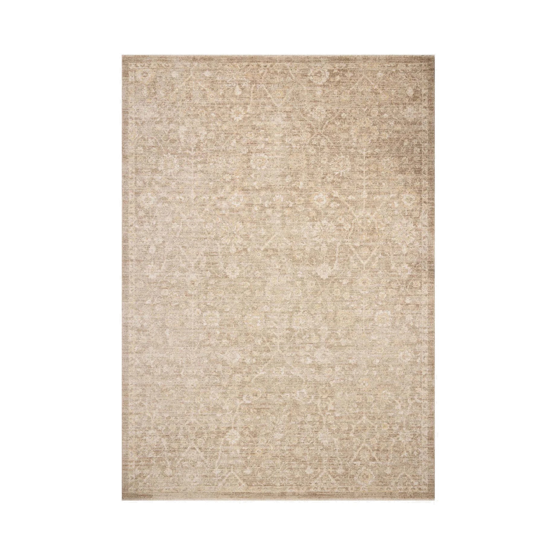 Chris Loves Julia x Loloi Palma Bark / Natural Rug RUGS - synthetic Loloi