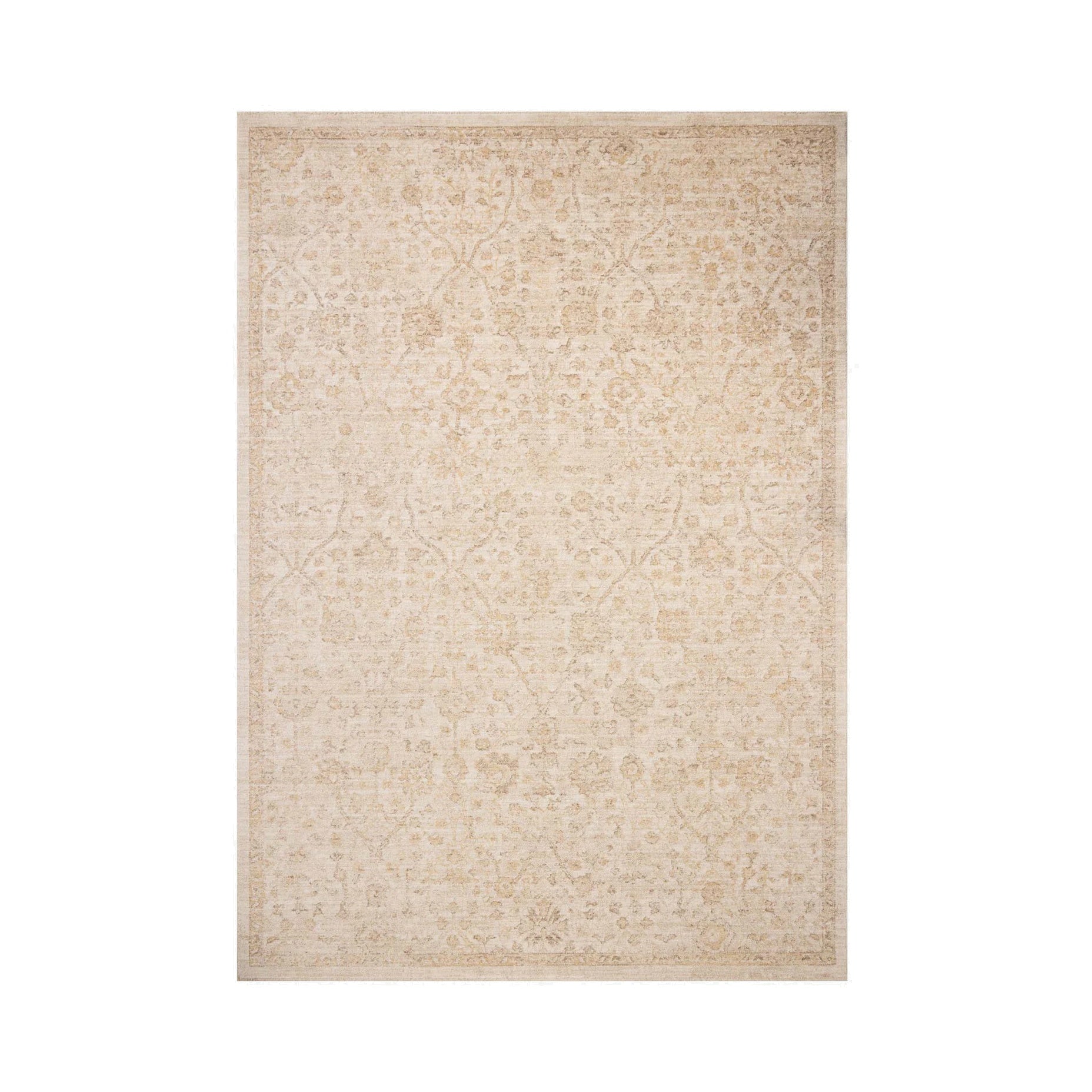 Chris Loves Julia x Loloi Palma Ivory / Sand Rug RUGS - synthetic Loloi