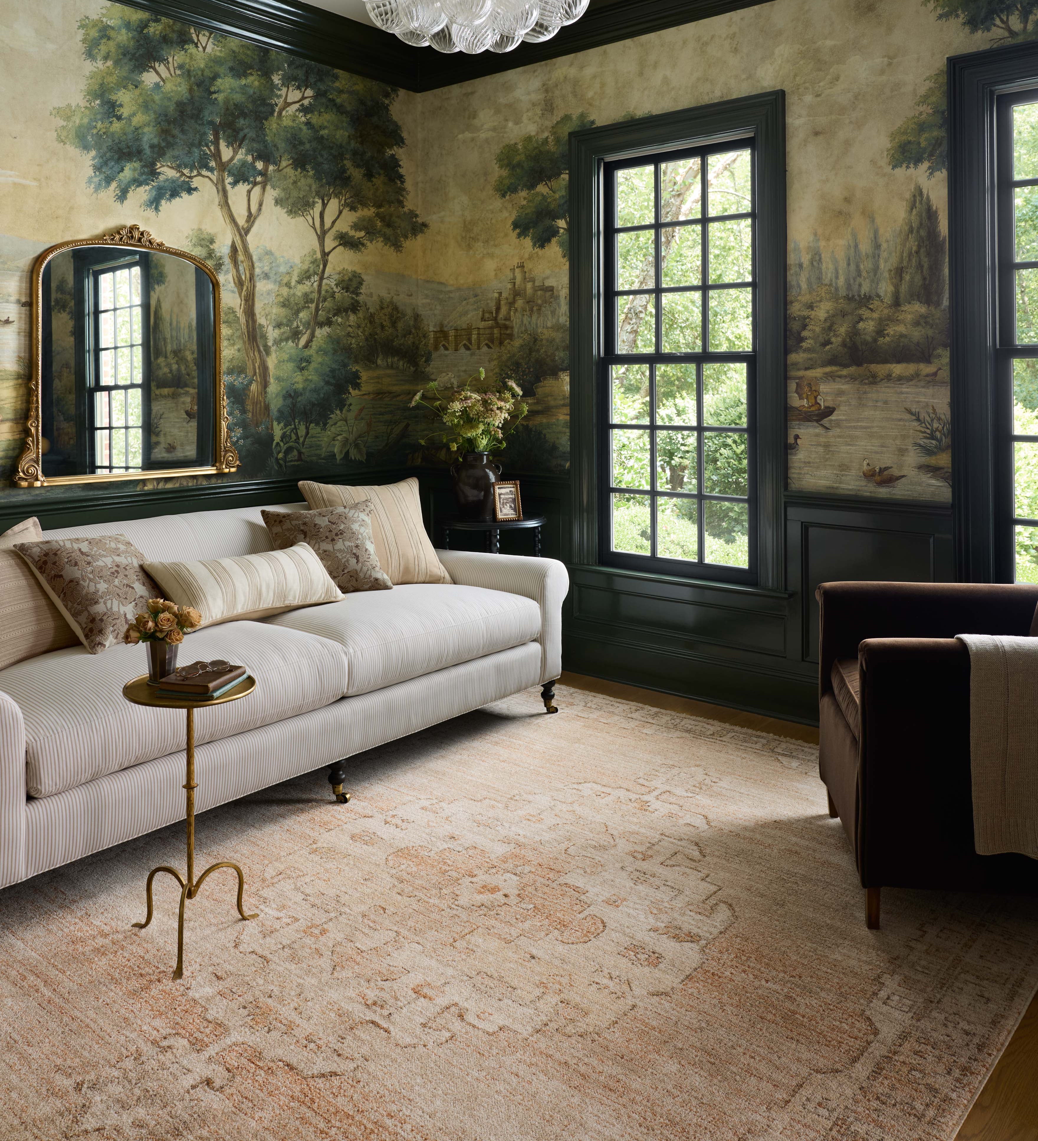 Chris Loves Julia x Loloi Palma Spice / Natural Rug – view 2