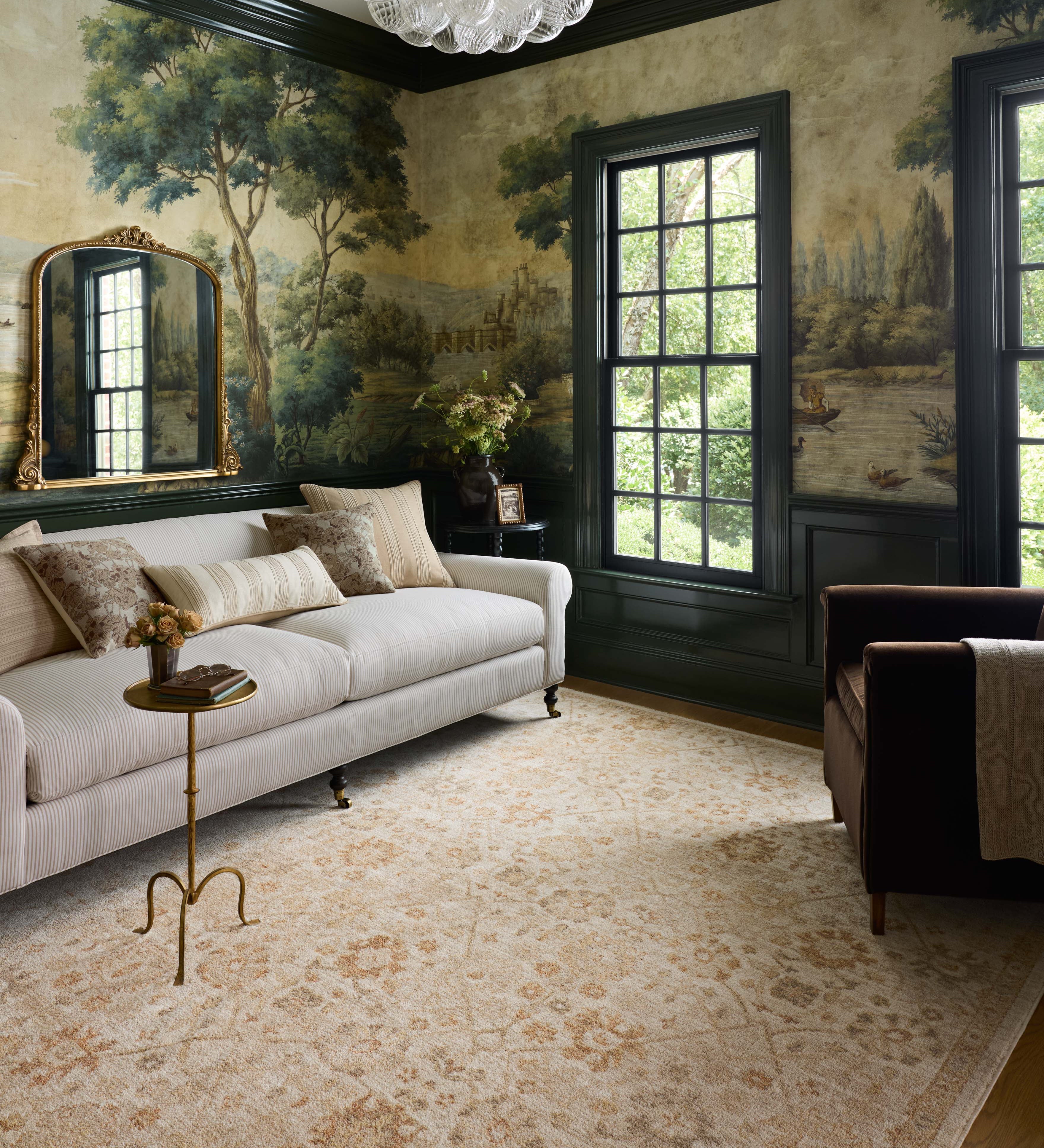 Chris Loves Julia x Loloi Palma Natural / Spice Rug – view 2