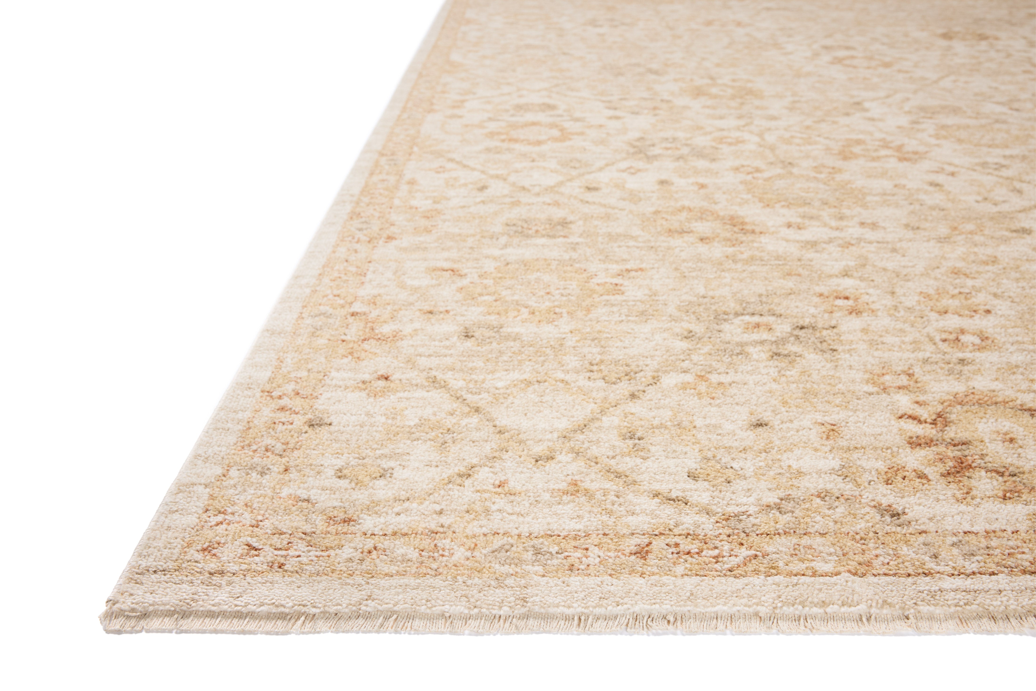 Chris Loves Julia x Loloi Palma Natural / Spice Rug RUGS - synthetic Loloi