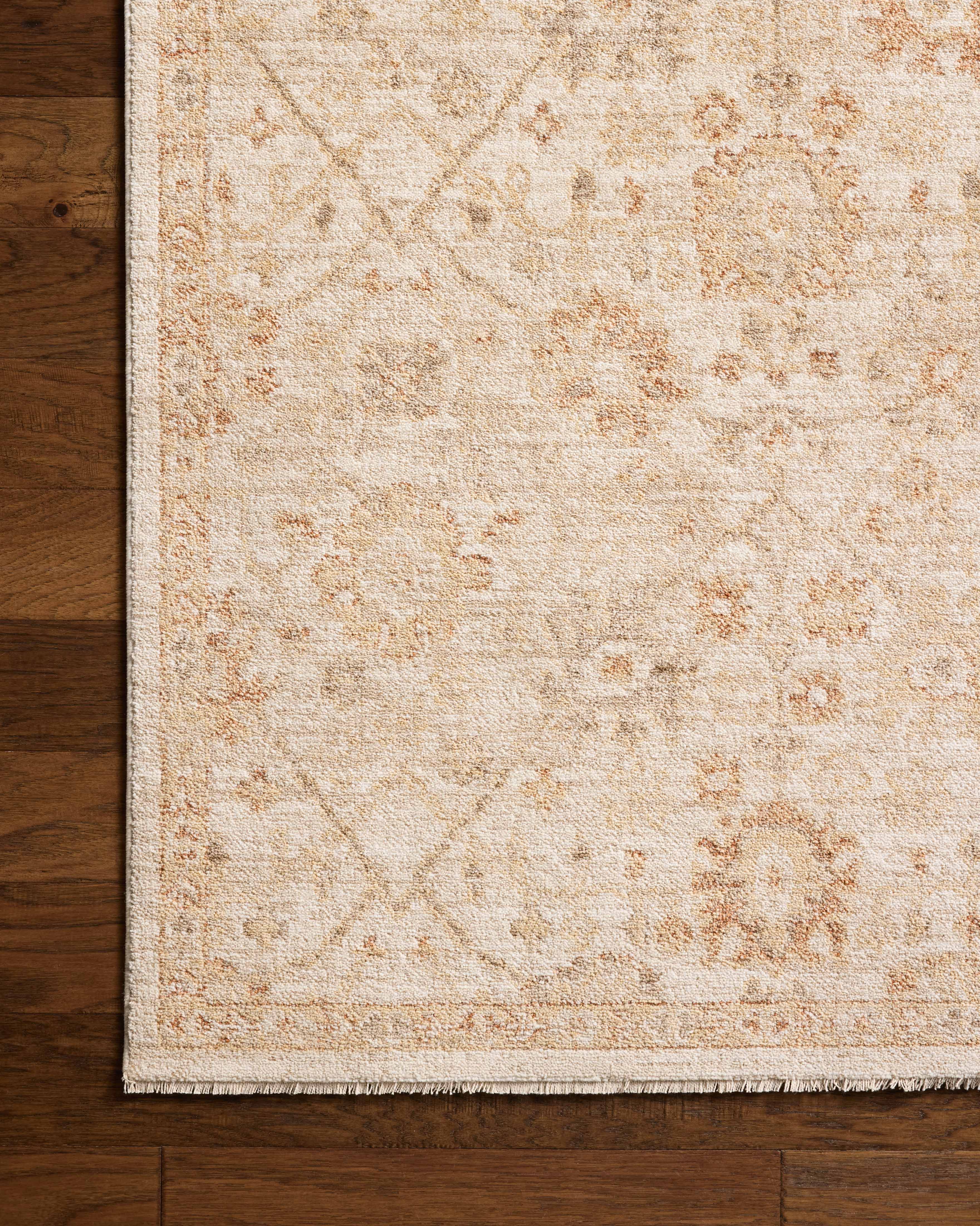Chris Loves Julia x Loloi Palma Natural / Spice Rug RUGS - synthetic Loloi