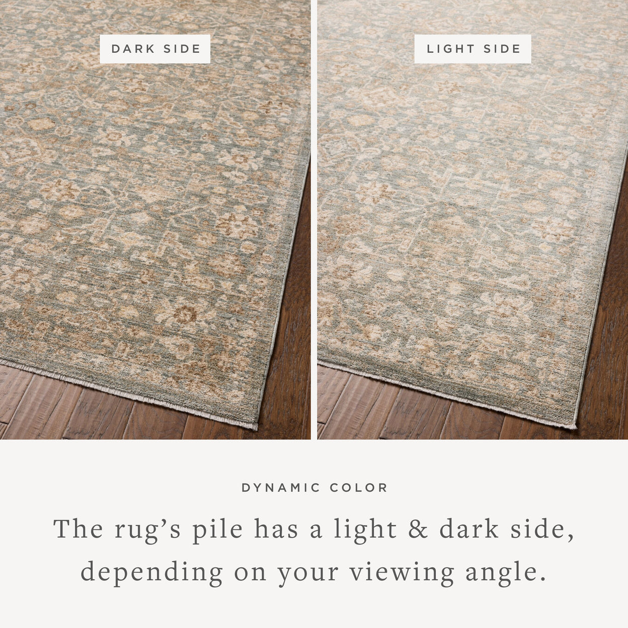 Chris Loves Julia x Loloi Palma Blue / Natural Rug RUGS - synthetic Loloi