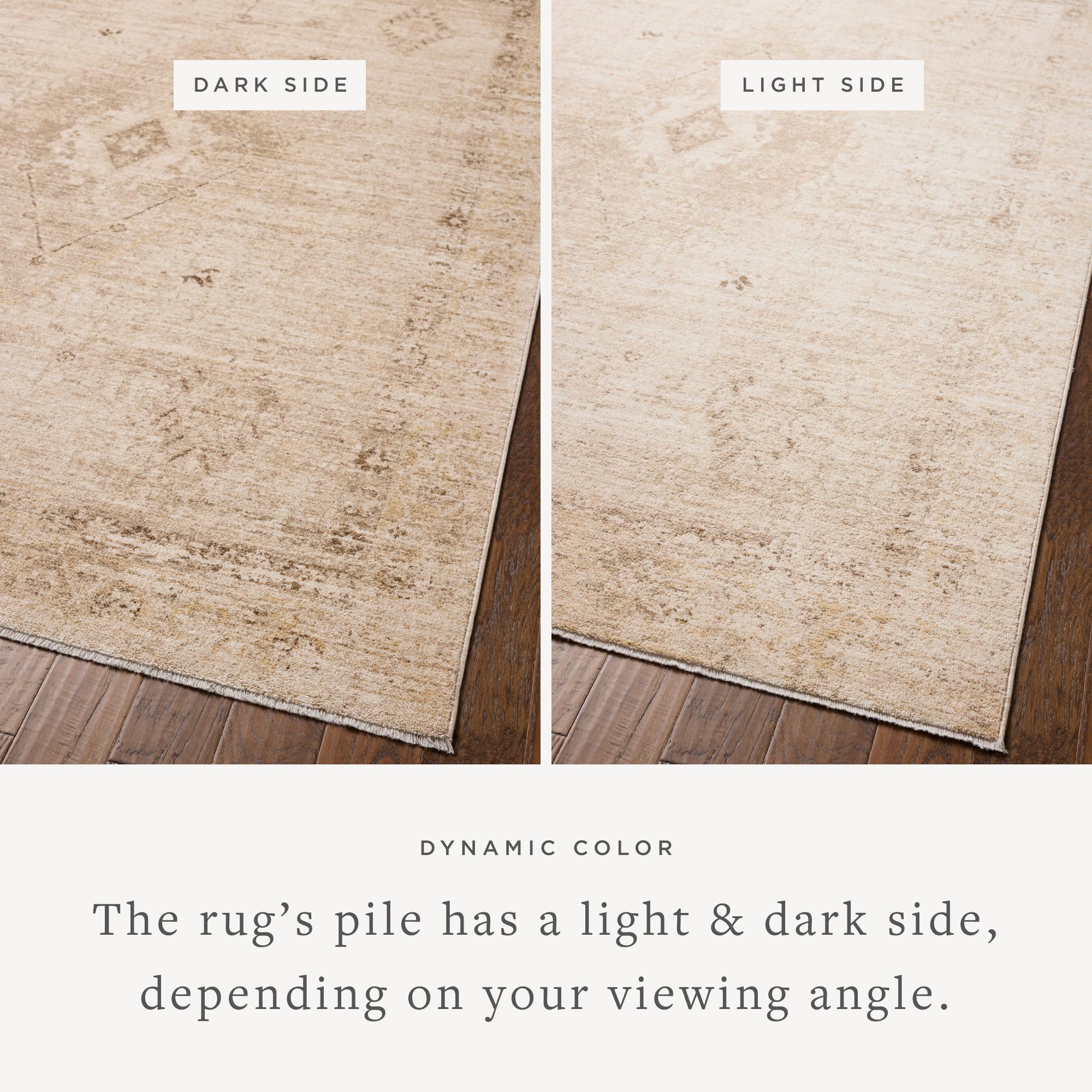 Chris Loves Julia x Loloi Palma Natural / Smoke Rug RUGS - synthetic Loloi