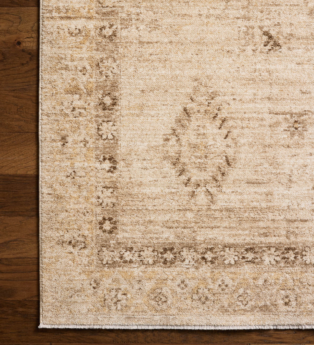 Chris Loves Julia x Loloi Palma Natural / Smoke Rug – view 2