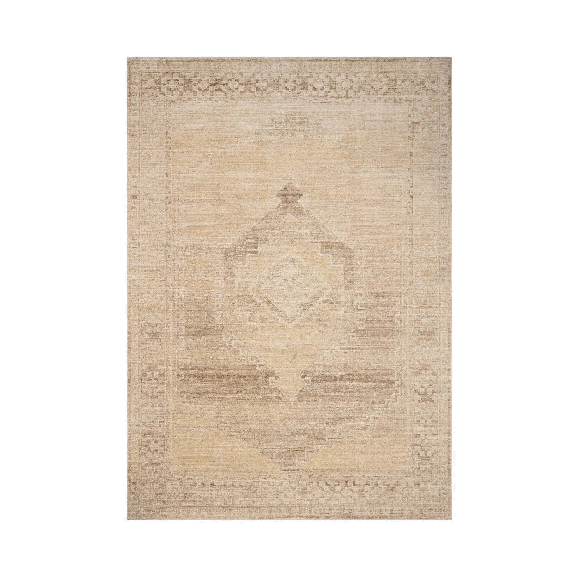 Chris Loves Julia x Loloi Palma Wheat / Taupe Rug RUGS - synthetic Loloi
