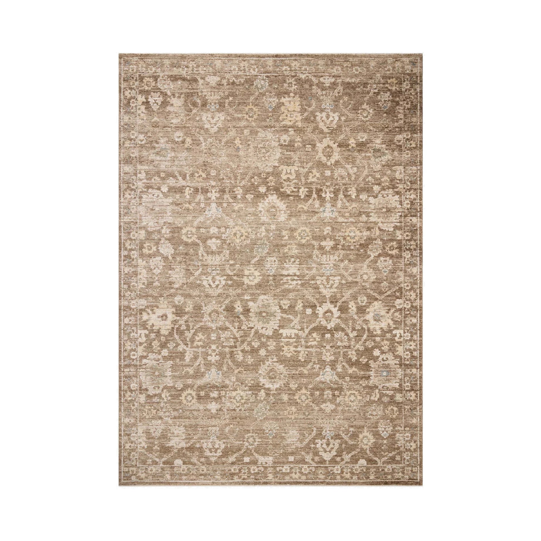 Chris Loves Julia x Loloi Palma Brown / Earth Rug RUGS - synthetic Loloi