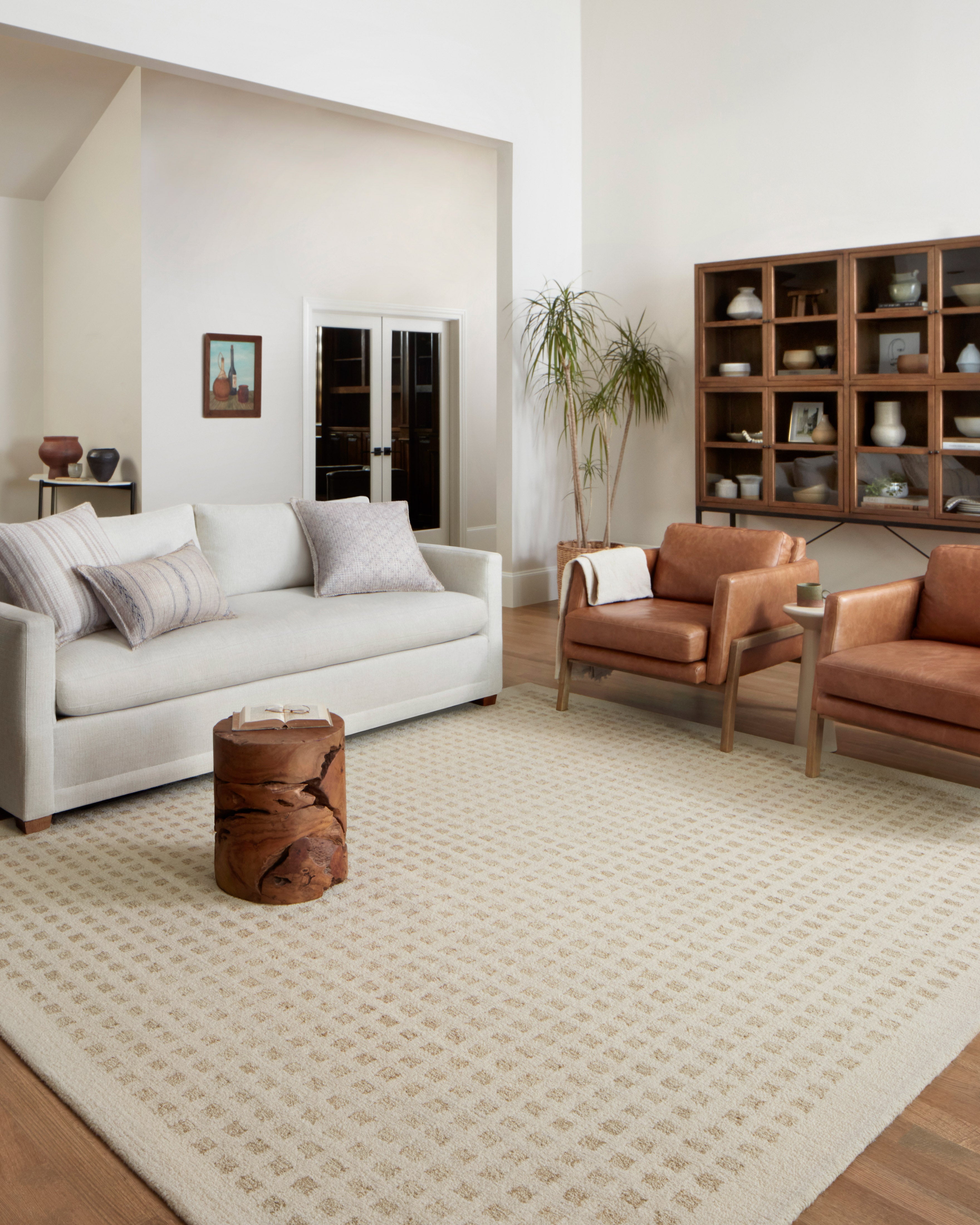Chris Loves Julia x Loloi Polly Ivory / Natural Rug 0-RUGS - jute Loloi
