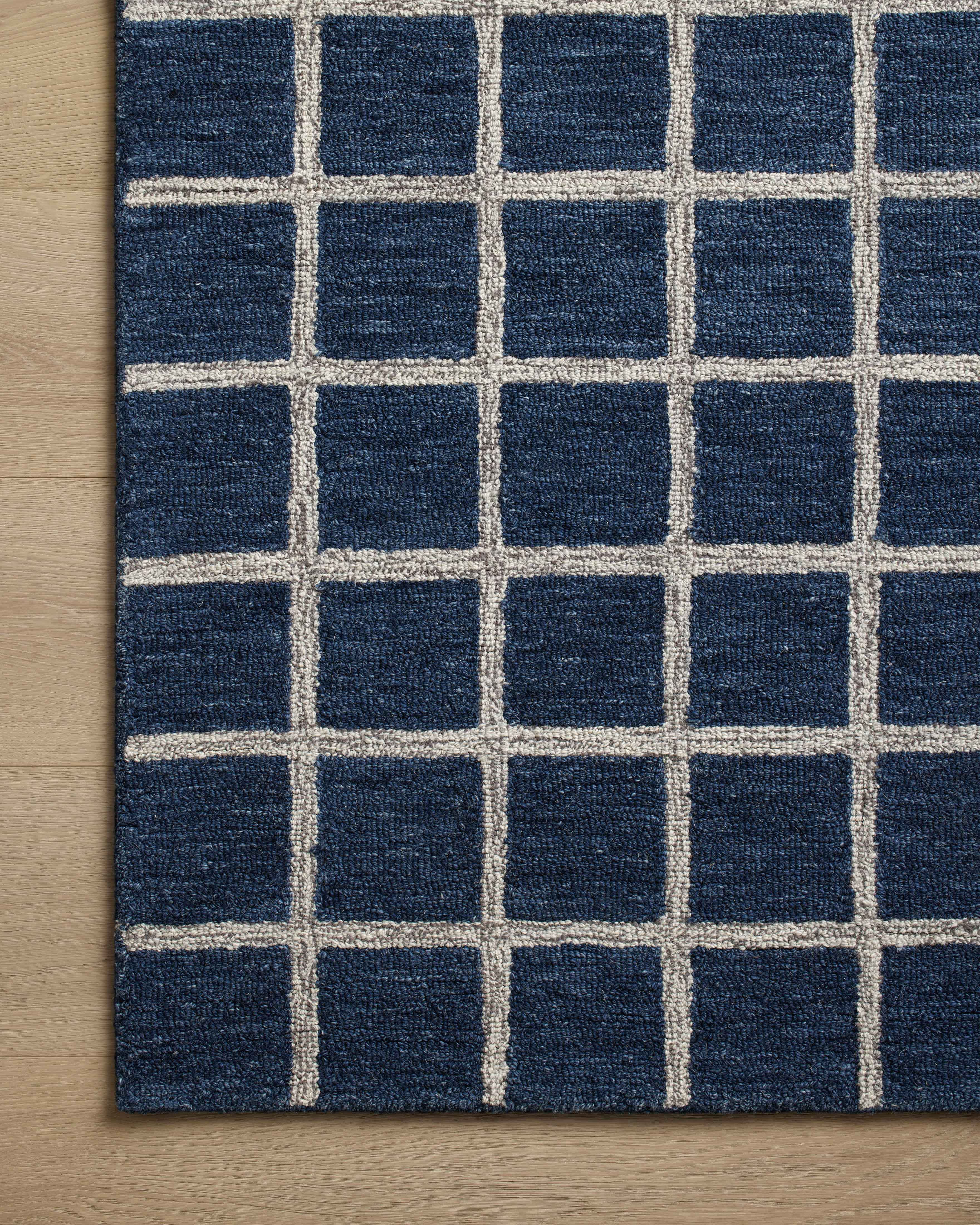 Chris Loves Julia x Loloi Polly Navy / Silver Rug 0-RUGS - jute Loloi