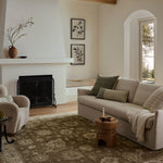 Loloi Priscilla Bark / Ivory Rug RUGS - synthetic Loloi 18" x 18" sample