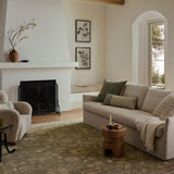 Loloi Priscilla Olive / Sand Rug RUGS - synthetic Loloi 18" x 18" sample