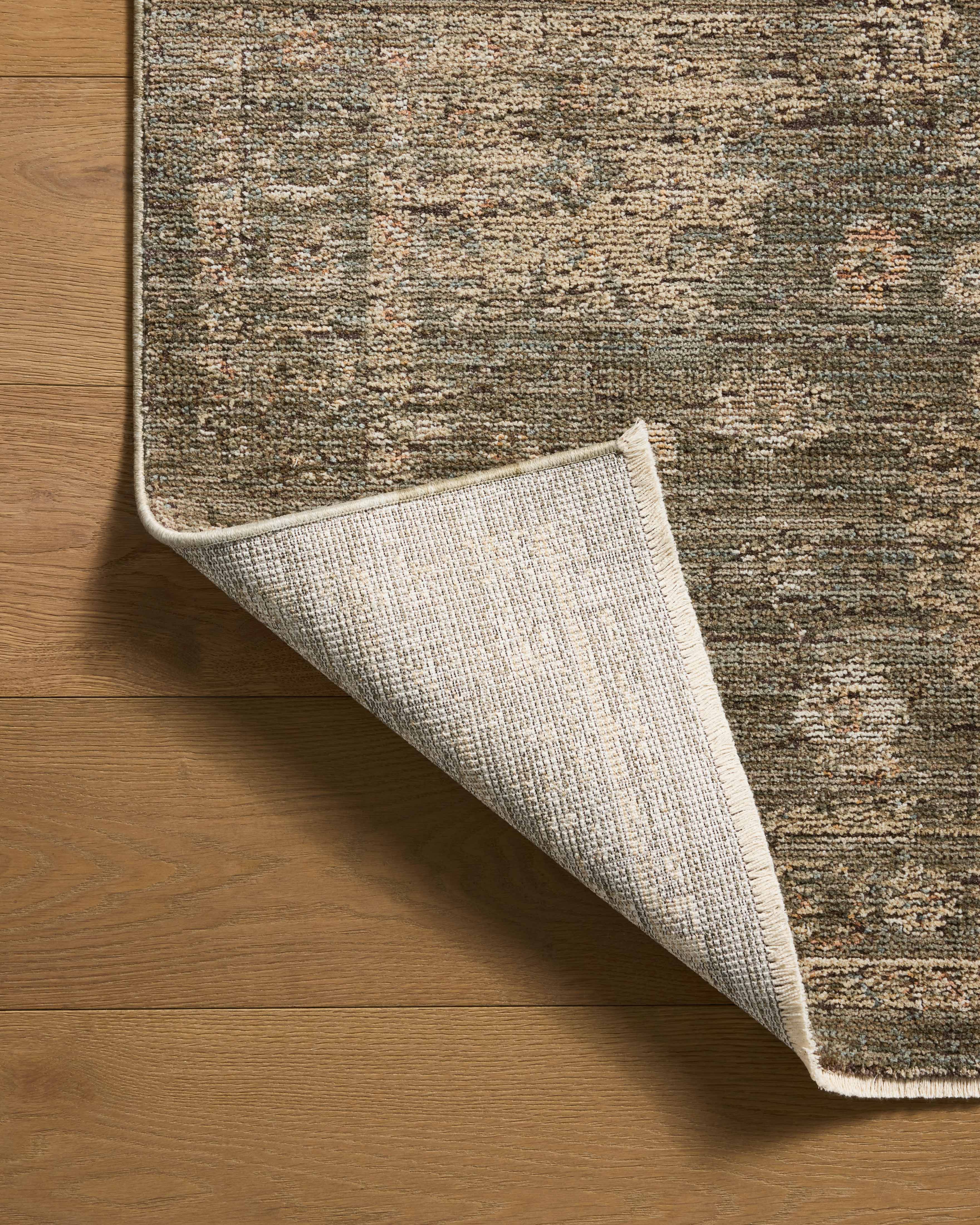 Loloi Priscilla Olive / Sand Rug RUGS - synthetic Loloi 18" x 18" sample