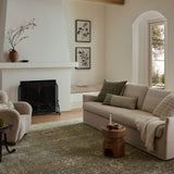 Loloi Priscilla Blue / Sand Rug RUGS - synthetic Loloi 18" x 18" sample